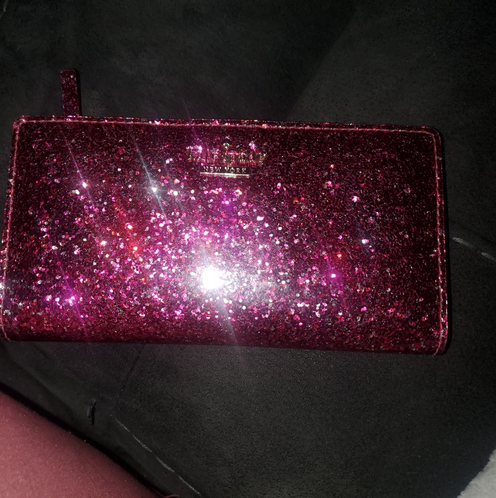 Kate spade glitter wallet